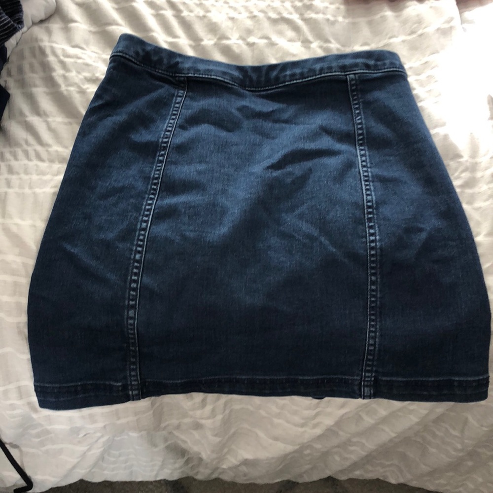 Free people Jean skirt